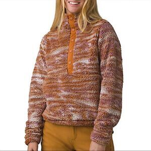 Prana Women's Polar Escape Snap Fleece Jacket Size Small